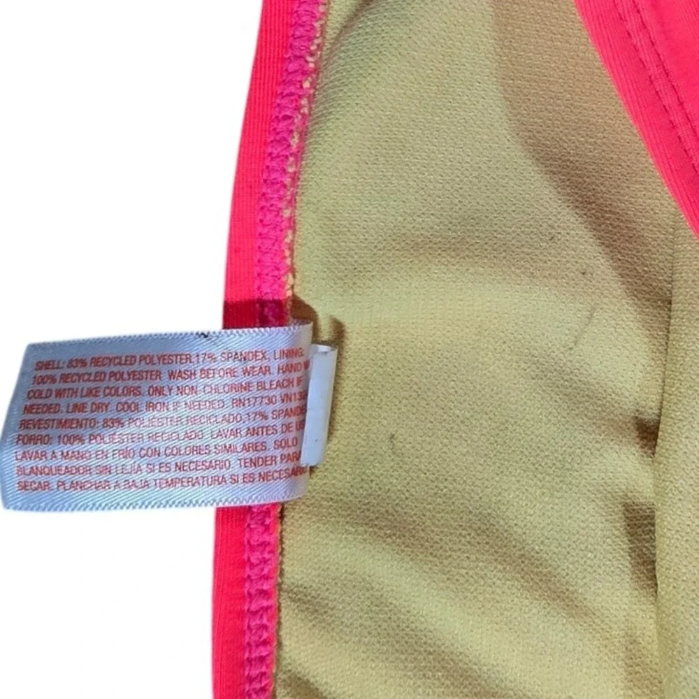 CAT & JACK Girls Kids Swim Bottoms Coral neon Pink Size M‎ 7 8 swimsuit bottoms